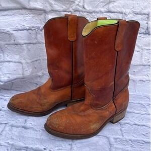 Vintage Iron Age Western Work Boots